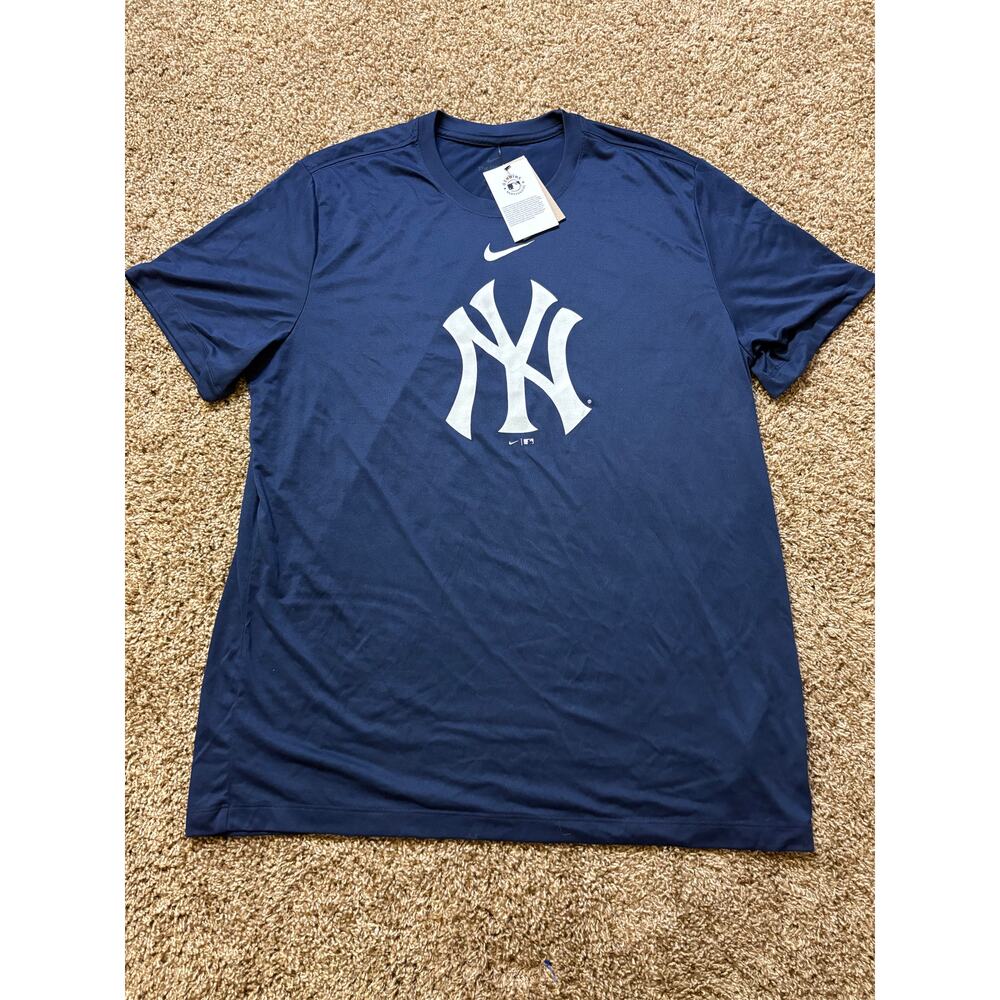 NWT Nike Baseball New York Yankees Dri Fit Tshirt Mens Size XL